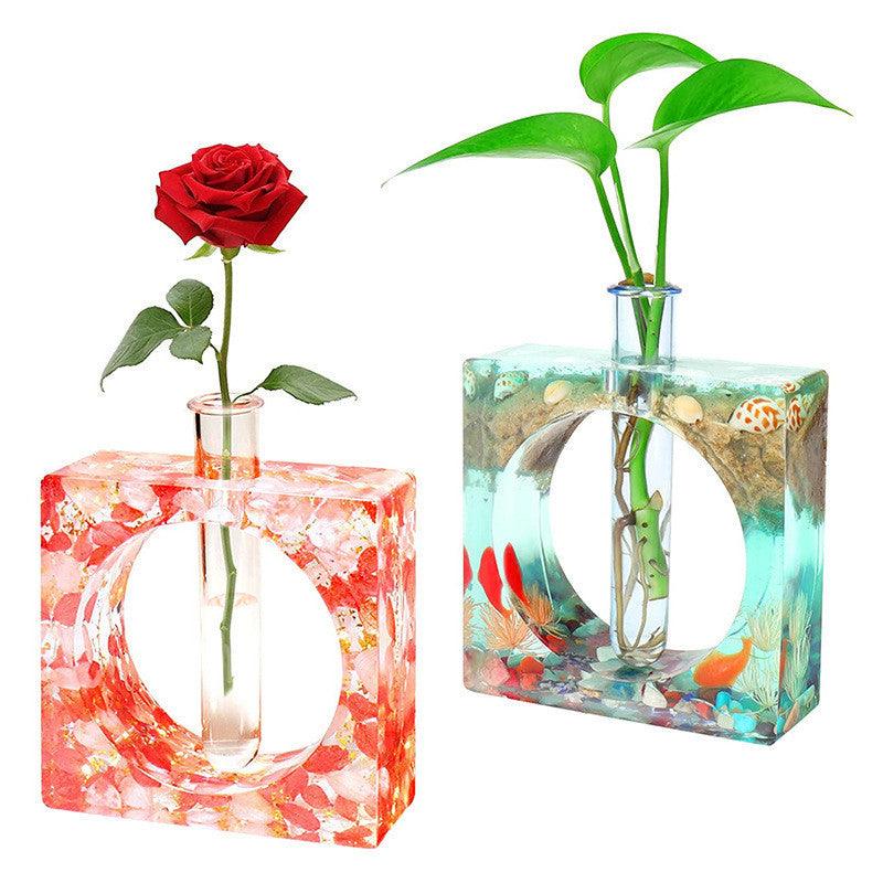 DIY Vase Epoxy Mould Epoxy Mould Square Vase - Pacisia