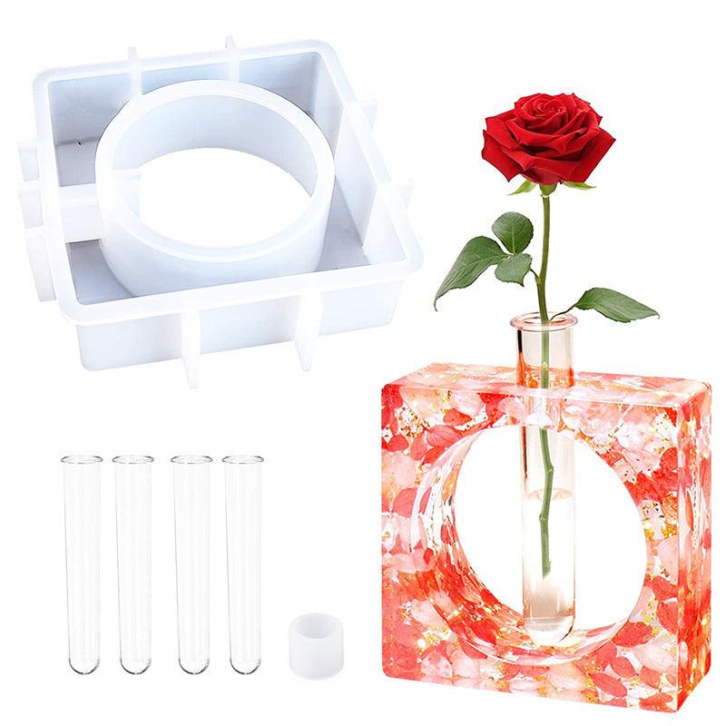 DIY Vase Epoxy Mould Epoxy Mould Square Vase - Pacisia