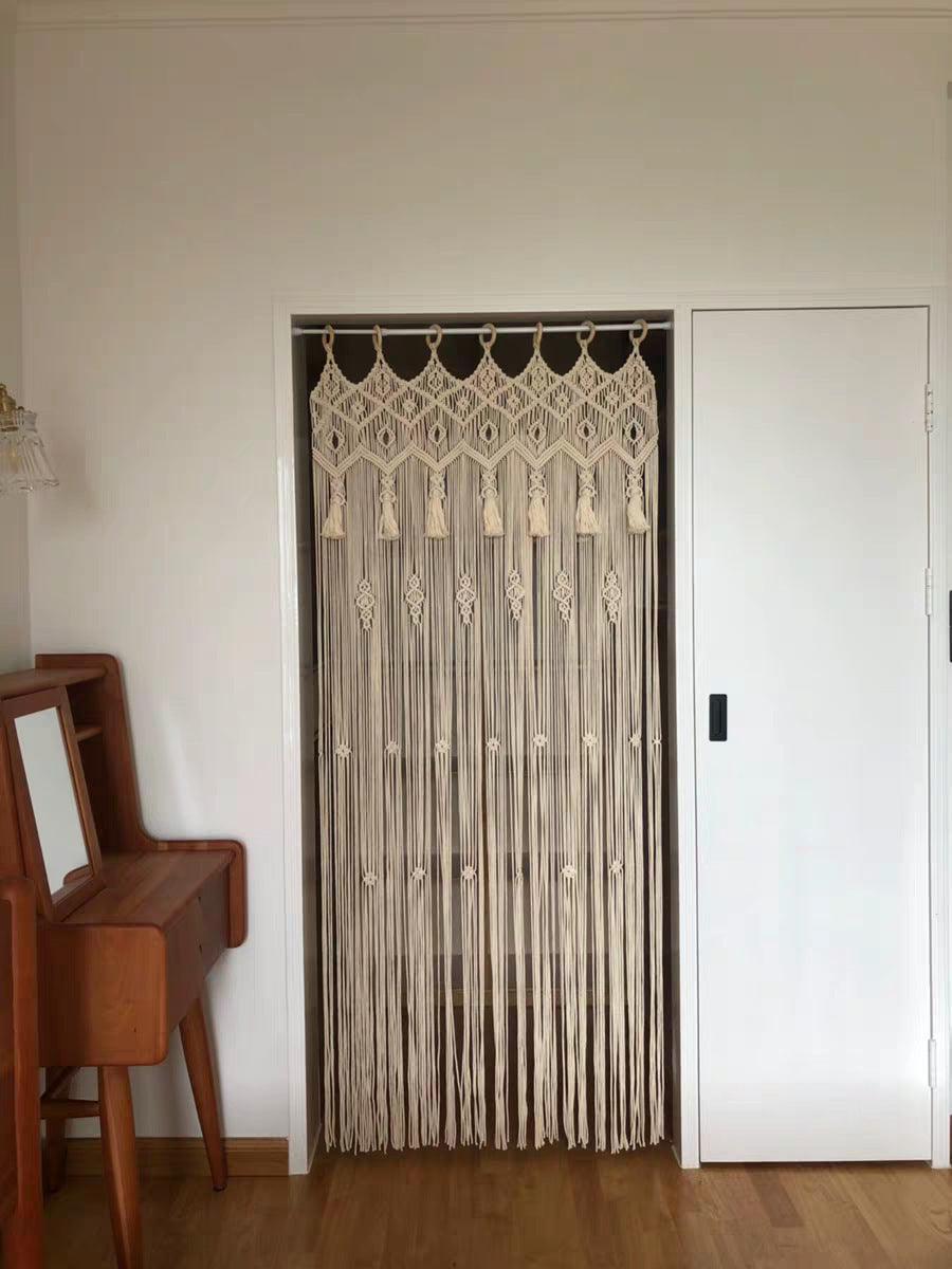 Door Curtain Tapestry Hand-Woven Curtain Tapestry Pastoral Wedding Tapestry - Pacisia