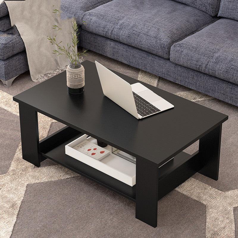 Double Coffee Table With Storage Rack - Pacisia