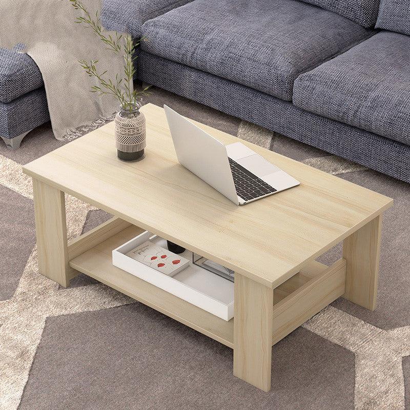 Double Coffee Table With Storage Rack - Pacisia