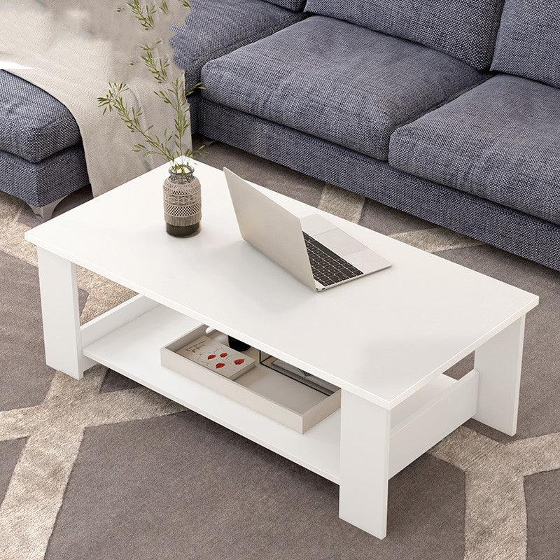 Double Coffee Table With Storage Rack - Pacisia