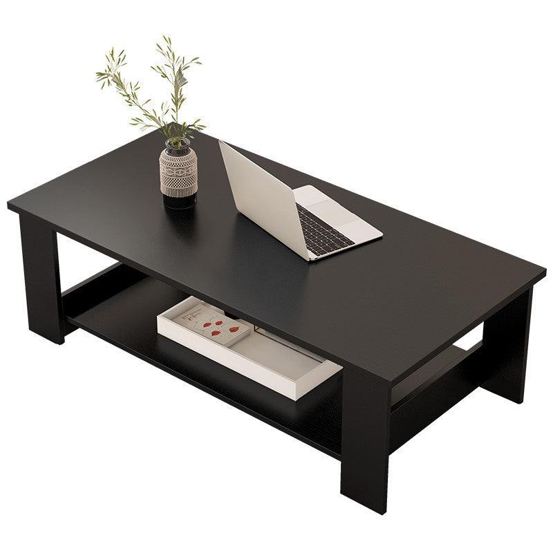 Double Coffee Table With Storage Rack - Pacisia