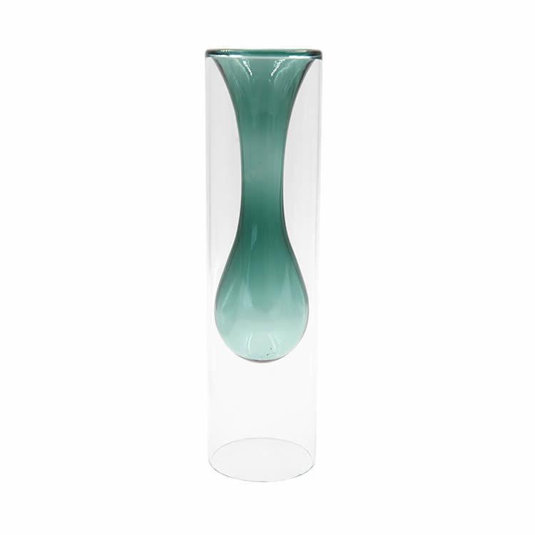 Double glass transparent vase - Pacisia