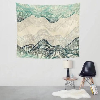 Dreamland Mountains Tapestry - Pacisia