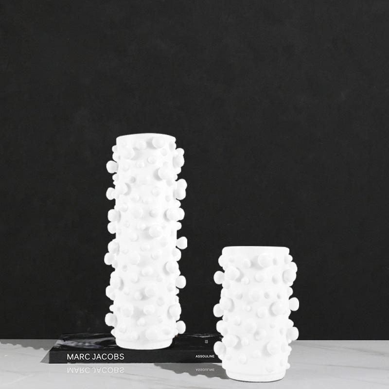 Dried Flower Resin Vase Decoration Living Room Simple Soft Decoration Decoration - Pacisia