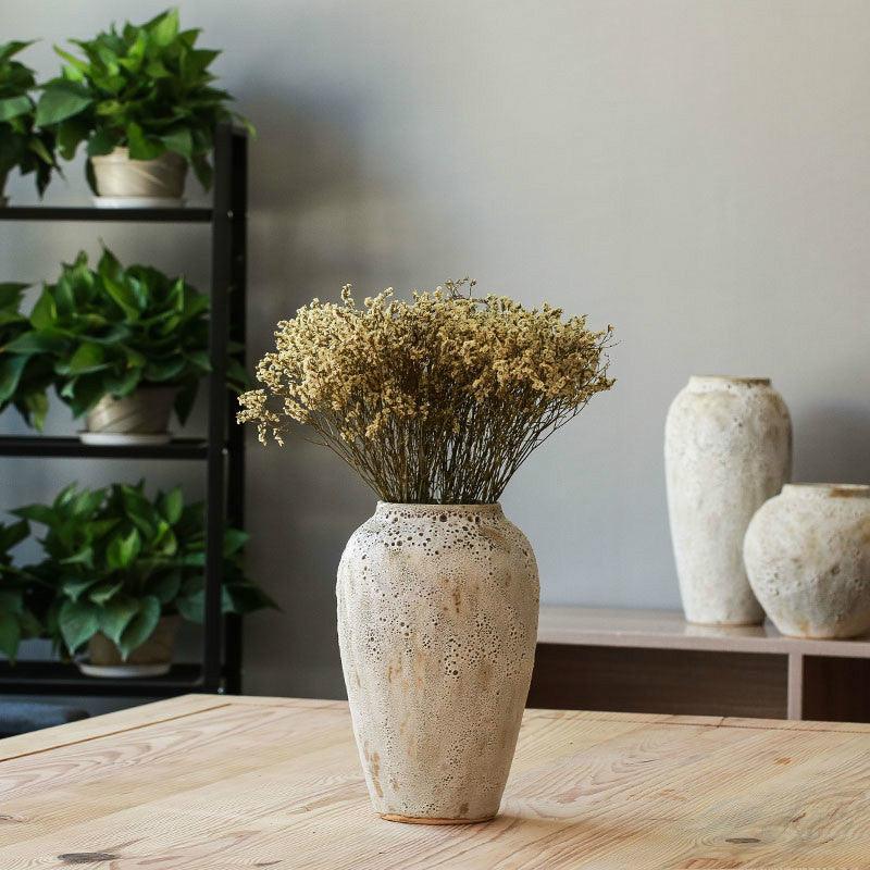 Dried flowers ceramic flower arrangement vase - Pacisia