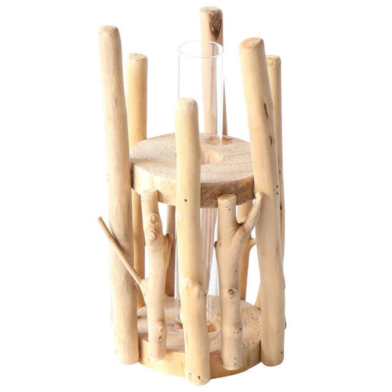 Driftwood Creative Art Crafts Glass Vase - Pacisia