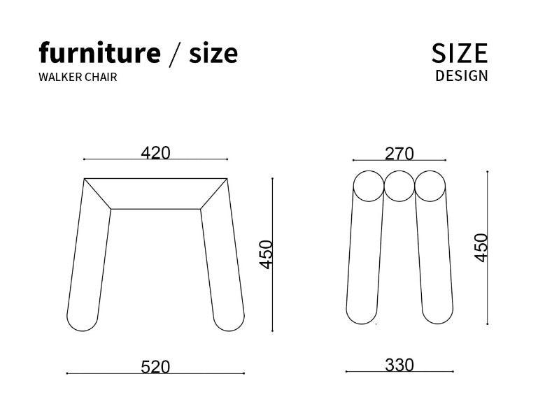 Minimalist Side Table Short Stool Coffee Living Room Stainless Steel Italian Household Shoes - Pacisia