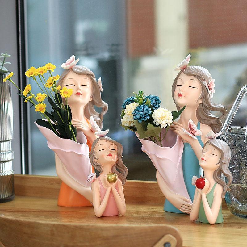 Creative Butterfly Light Luxury Girl Decoration Home Living Room Porch Tray Storage Vase Decoration - Pacisia