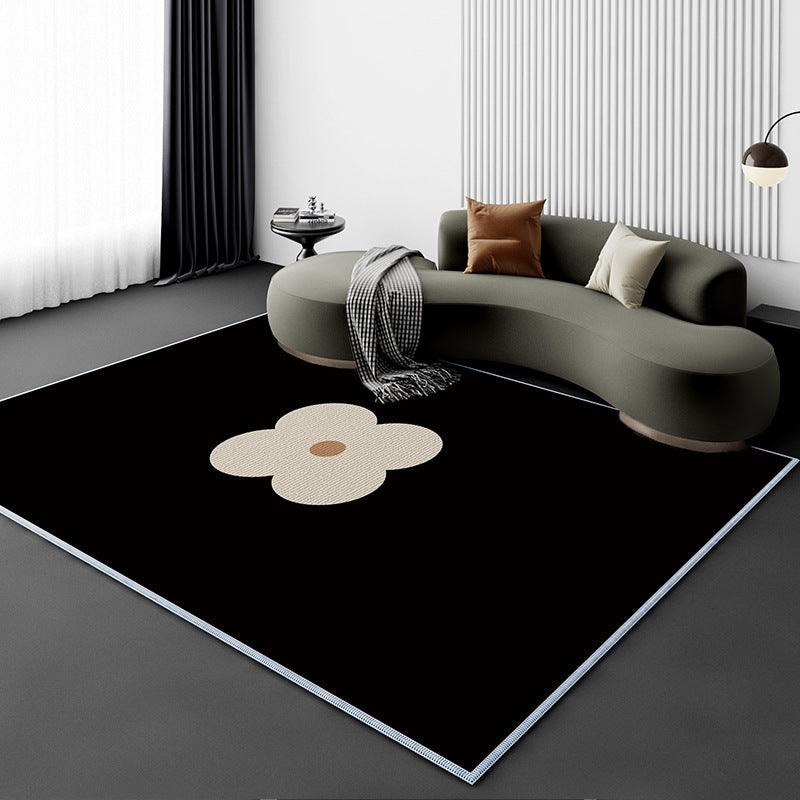 Living Room Carpet Fully Covered Bedroom And Household Sofa Table Carpet Bedside Stain-resistant Non-slip Foot Mat - Pacisia