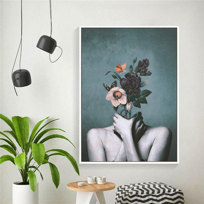 Elegant Floral and Abstract Modern Art Canvas Posters - Set of 3 | Pacisia - Pacisia