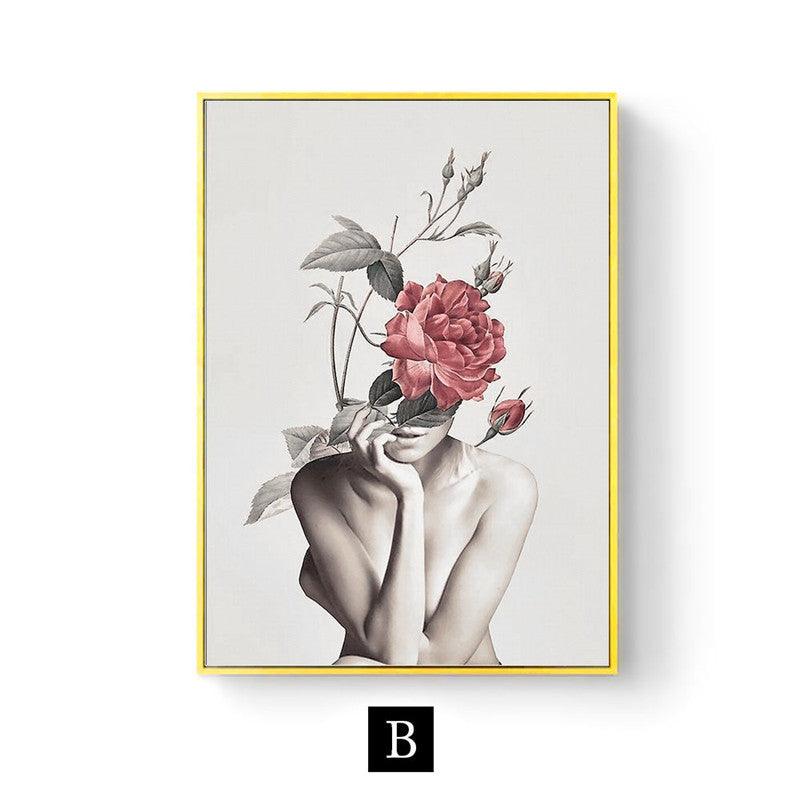 Elegant Floral and Abstract Modern Art Canvas Posters - Set of 3 | Pacisia - Pacisia