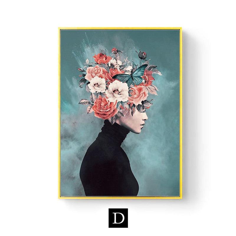 Elegant Floral and Abstract Modern Art Canvas Posters - Set of 3 | Pacisia - Pacisia