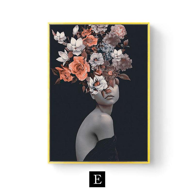 Elegant Floral and Abstract Modern Art Canvas Posters - Set of 3 | Pacisia - Pacisia