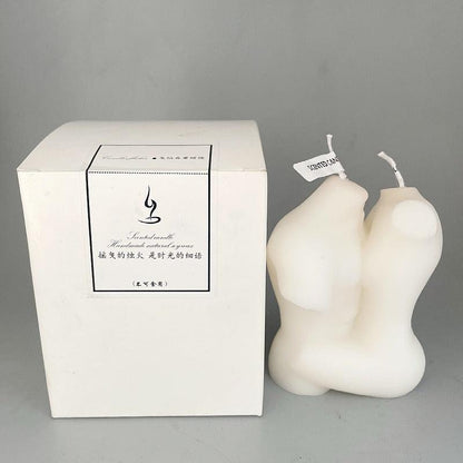 Embrace Male and Female Body Scented Candle - Handmade Soy Wax Aromatherapy - Pacisia