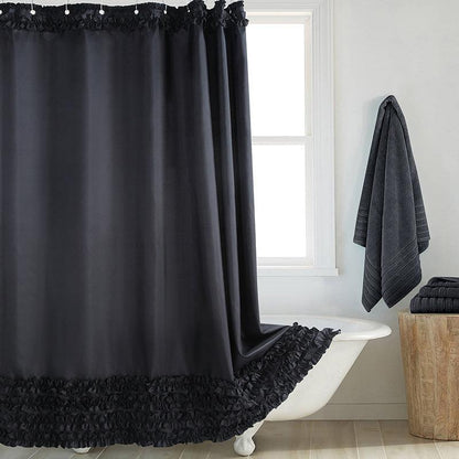 Environmentally Friendly Polyester Fabric Thickened Waterproof Shower Curtain - Pacisia