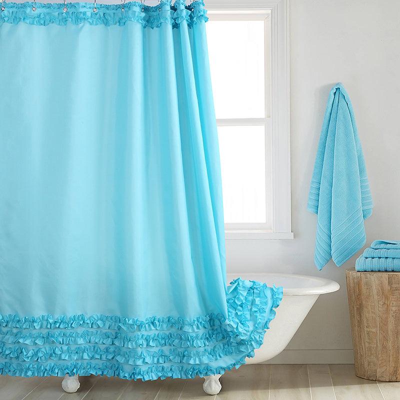 Environmentally Friendly Polyester Fabric Thickened Waterproof Shower Curtain - Pacisia