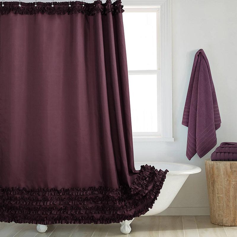 Environmentally Friendly Polyester Fabric Thickened Waterproof Shower Curtain - Pacisia