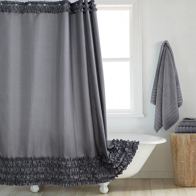 Environmentally Friendly Polyester Fabric Thickened Waterproof Shower Curtain - Pacisia