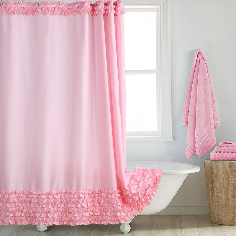 Environmentally Friendly Polyester Fabric Thickened Waterproof Shower Curtain - Pacisia