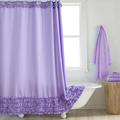 Environmentally Friendly Polyester Fabric Thickened Waterproof Shower Curtain - Pacisia