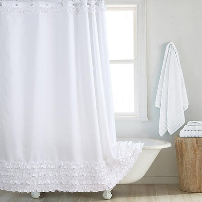 Environmentally Friendly Polyester Fabric Thickened Waterproof Shower Curtain - Pacisia