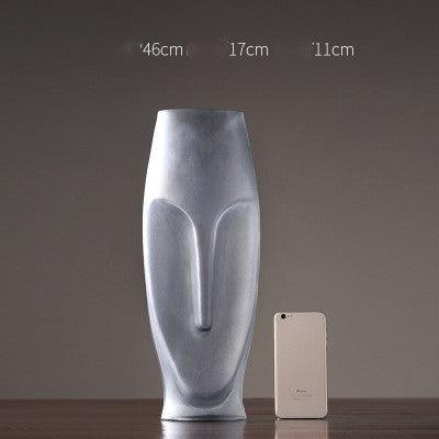 European And American Creative Modern Face Glass Vase Decoration - Pacisia