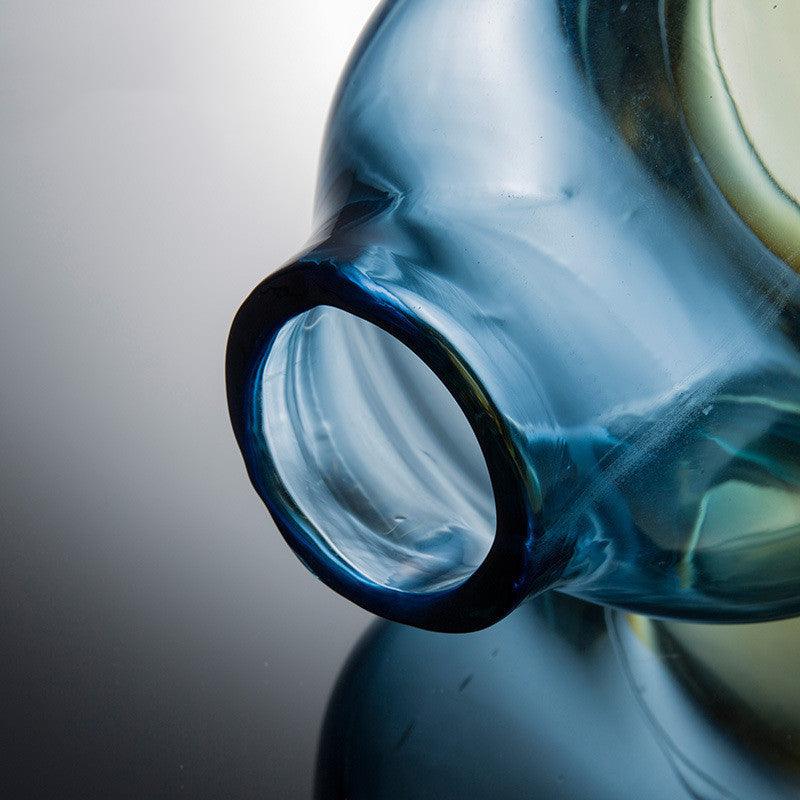 European Modern Transparent Color Simple Color Matching Vase Glass - Pacisia