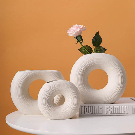 European-style Ceramic Creative Vase Frosted Ornaments - Pacisia