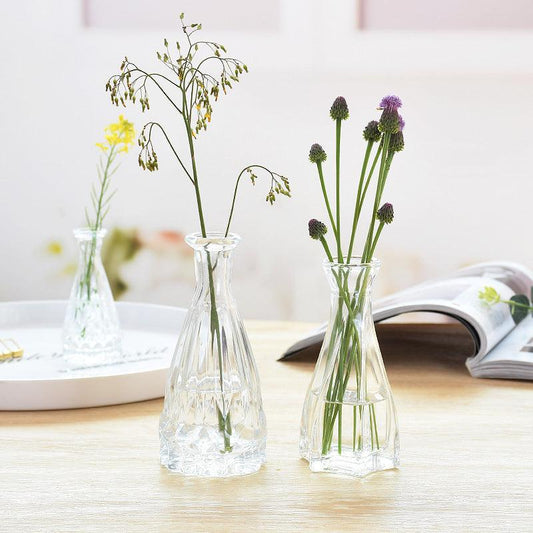 European Style Glass Vase Cone Shaped - Pacisia