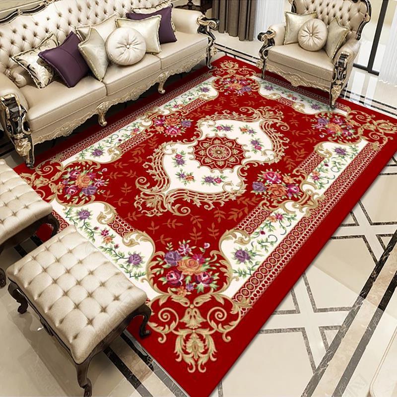 European Style Living Room Tea Table Carpet Sofa - Pacisia