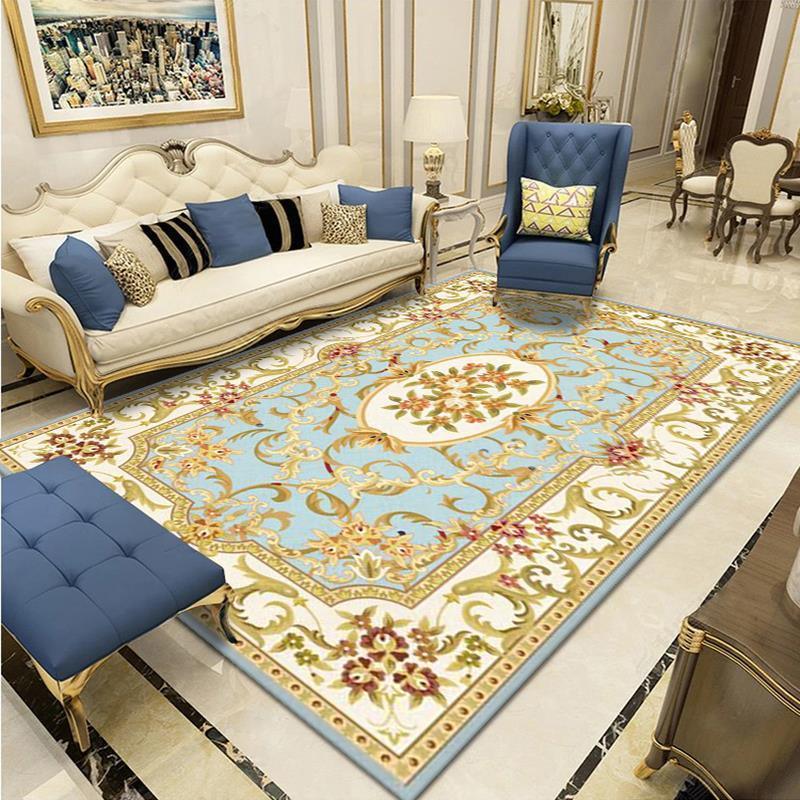 European Style Living Room Tea Table Carpet Sofa - Pacisia