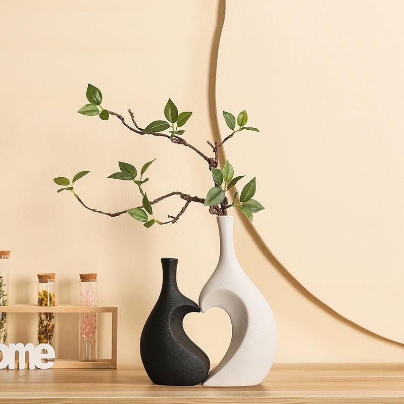 European-style Simple Ceramic Vase Living Room Wine Cabinet High-end - Pacisia