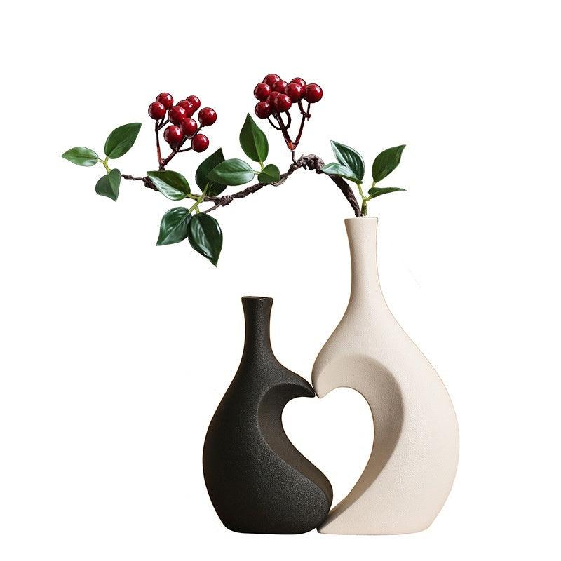 European-style Simple Ceramic Vase Living Room Wine Cabinet High-end - Pacisia