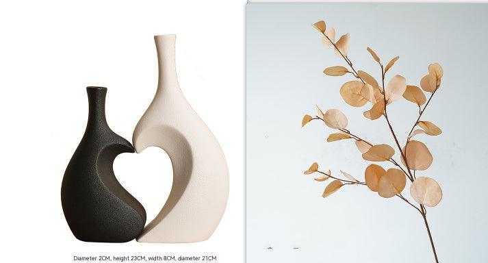 European-style Simple Ceramic Vase Living Room Wine Cabinet High-end - Pacisia