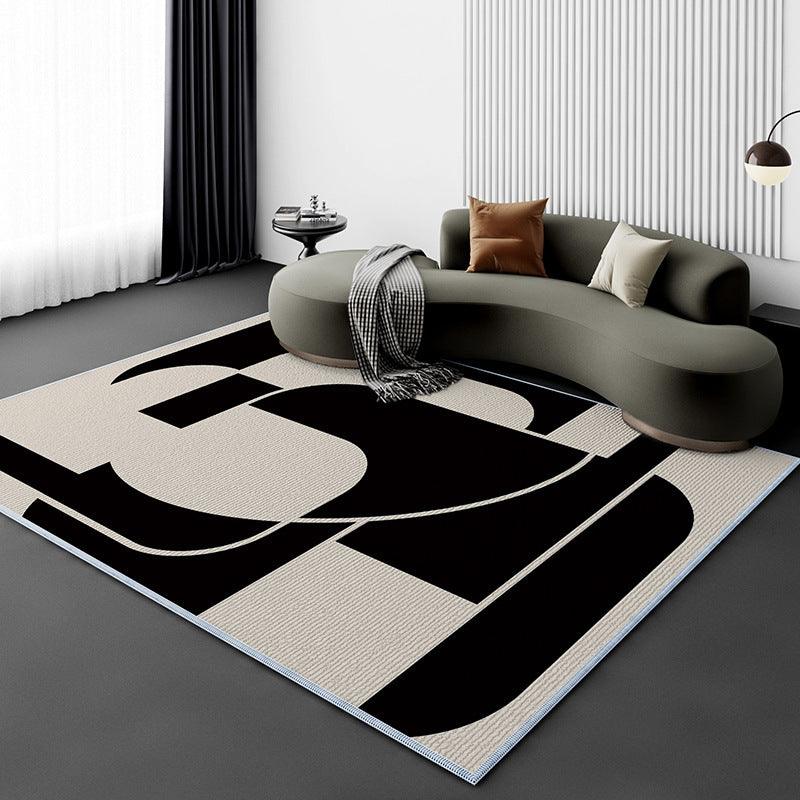 Living Room Carpet Fully Covered Bedroom And Household Sofa Table Carpet Bedside Stain-resistant Non-slip Foot Mat - Pacisia