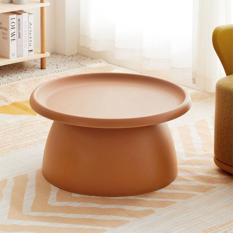 Modern Nordic Creative Round Tea Table Home Small Apartment Living Room Multi-functional Side Table Combination Simple Small Tea Table - Pacisia