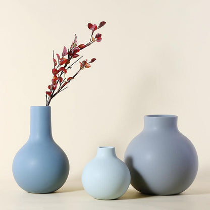 Modern Vase Decoration Living Room Flower Arrangement Ceramic Creative Simple Decoration - Pacisia