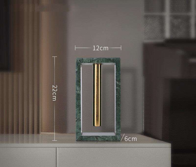 White Vase Simple Floral Living Room Flower Arrangement Decoration Light Luxury Marble - Pacisia