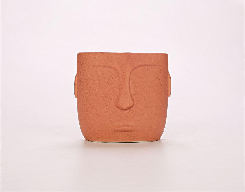 Face Ceramic Vase Creative Simplicity - Pacisia