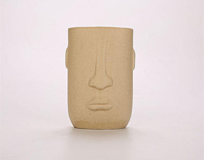 Face Ceramic Vase Creative Simplicity - Pacisia