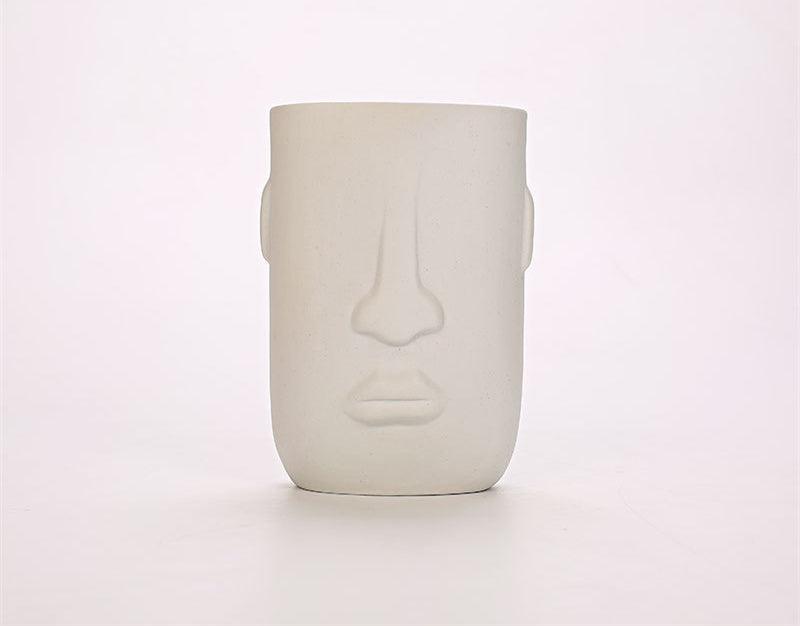 Face Ceramic Vase Creative Simplicity - Pacisia