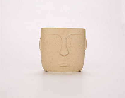 Face Ceramic Vase Creative Simplicity - Pacisia