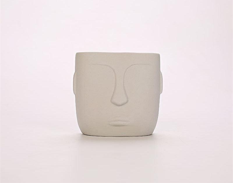 Face Ceramic Vase Creative Simplicity - Pacisia