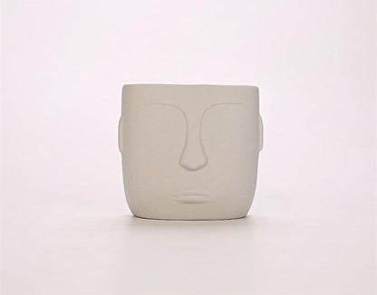 Face Ceramic Vase Creative Simplicity - Pacisia