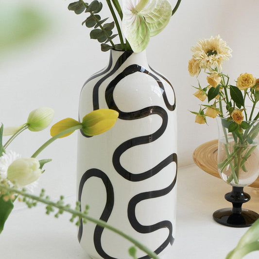 Fashion Abstract Line Floor Vase - Pacisia