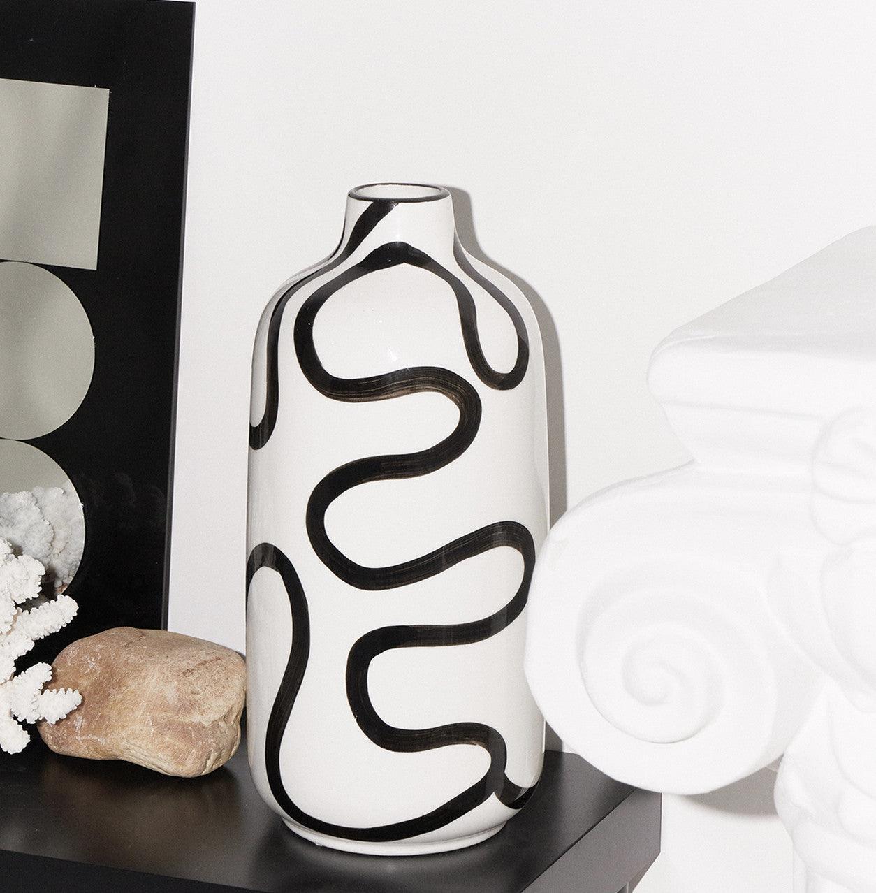 Fashion Abstract Line Floor Vase - Pacisia