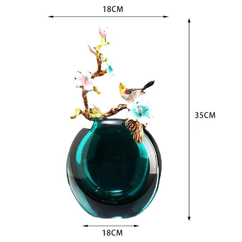 Fashion Modern Light Luxury Glass Vase - Pacisia