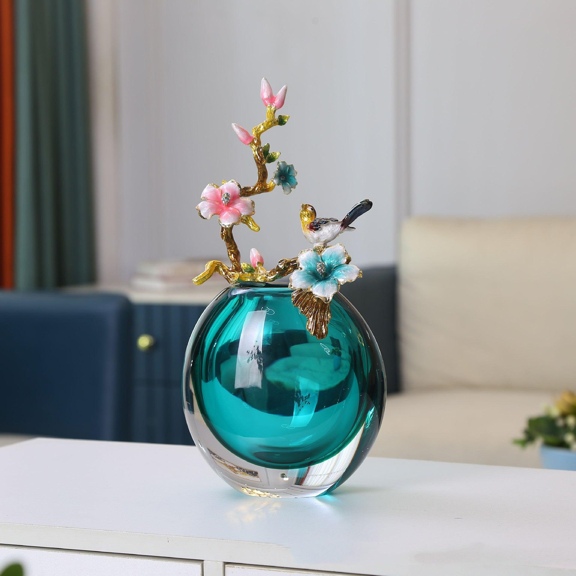 Fashion Modern Light Luxury Glass Vase - Pacisia